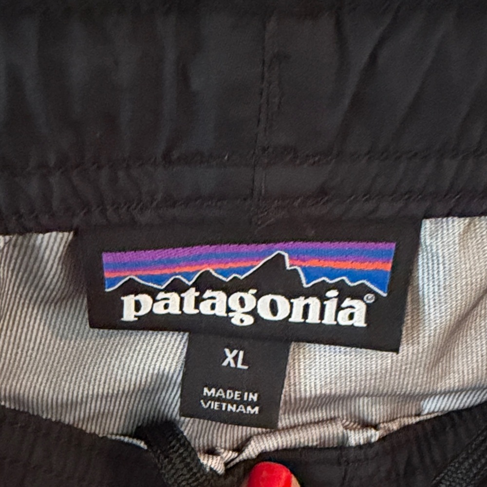 Patagonia H2No Men's Black Rain Pants size XL - Picture 4 of 5